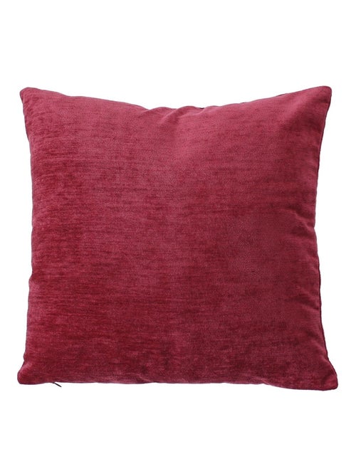 Coussin déhoussable en velours - Kiabi