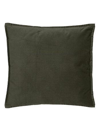Coussin déhoussable en velours
