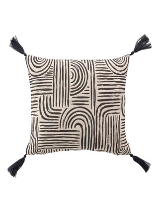 Coussin déhoussable ESTERO - Polycoton imprimé