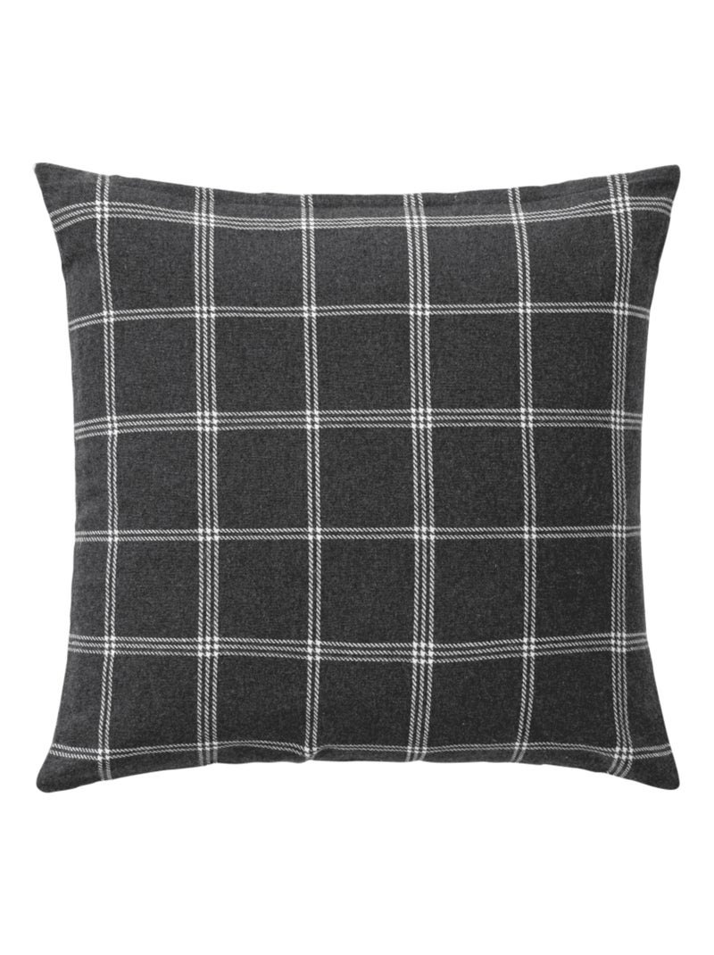 Coussin déhoussable EVEREST 45x45 cm – Tissu tissé – Coloris Anthracite gris anthracite - Kiabi