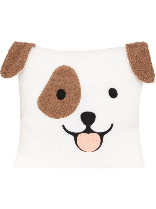 Coussin déhoussable forme tête de chien SCOTT - Kiabi