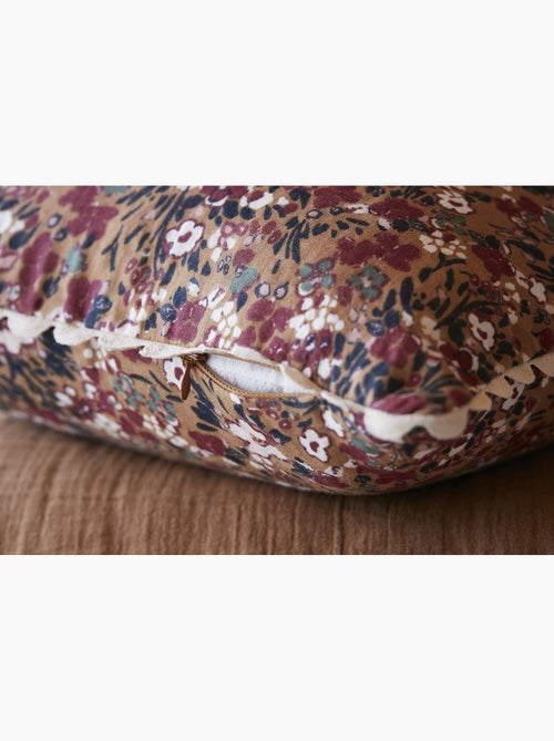 Coussin déhoussable – Gaze de coton imprimée – Capucine Minuit - Kiabi Coussin déhoussable – Gaze de coton imprimée – Capucine Minuit - Kiabi