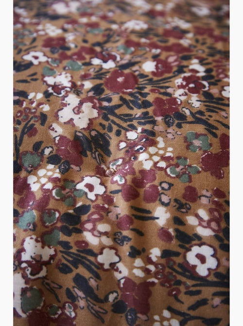 Coussin déhoussable – Gaze de coton imprimée – Capucine Minuit - Kiabi Coussin déhoussable – Gaze de coton imprimée – Capucine Minuit - Kiabi