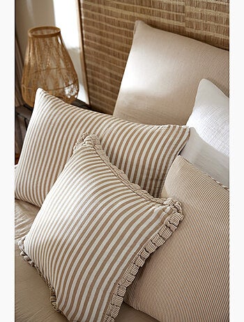 Coussin déhoussable gaze de coton – livia