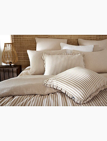 Coussin déhoussable gaze de coton – livia