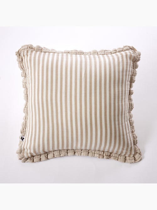 Coussin déhoussable gaze de coton – livia - Kiabi