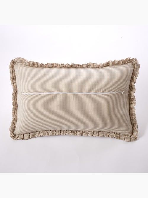 Coussin déhoussable gaze de coton – livia - Kiabi