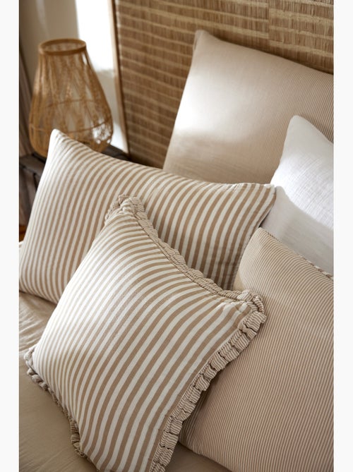 Coussin déhoussable gaze de coton – livia - Kiabi