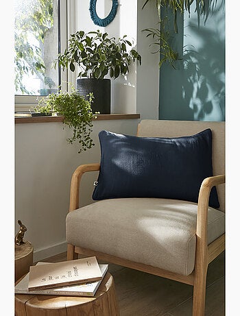 Coussin déhoussable – Gaze de coton unie GAÏA