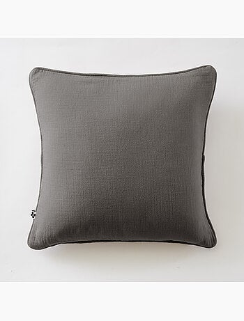 Coussin déhoussable – Gaze de coton unie GAÏA