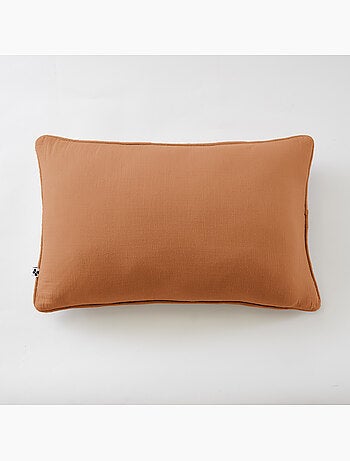 Coussin déhoussable – Gaze de coton unie GAÏA