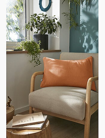 Coussin déhoussable – Gaze de coton unie GAÏA