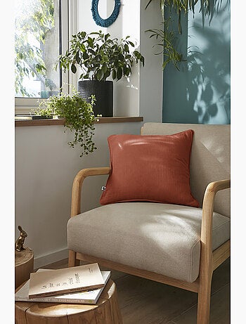 Coussin déhoussable – Gaze de coton unie GAÏA