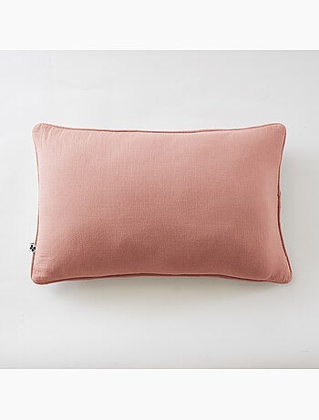 Coussin déhoussable – Gaze de coton unie GAÏA
