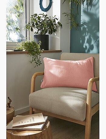 Coussin déhoussable – Gaze de coton unie GAÏA