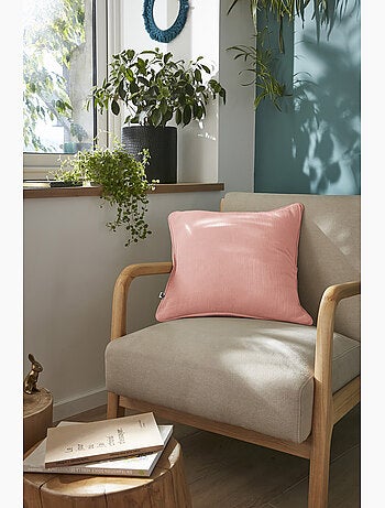 Coussin déhoussable – Gaze de coton unie GAÏA