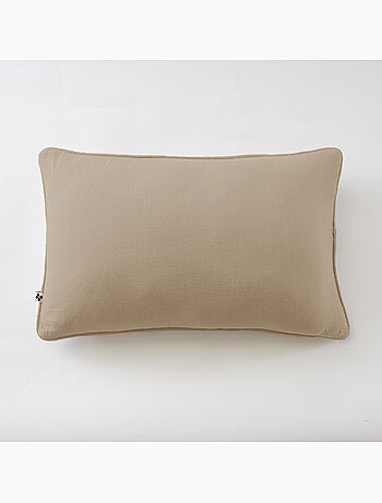 Coussin déhoussable – Gaze de coton unie GAÏA