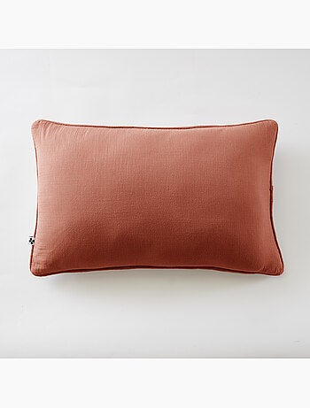 Coussin déhoussable – Gaze de coton unie GAÏA