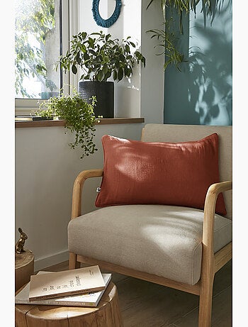 Coussin déhoussable – Gaze de coton unie GAÏA