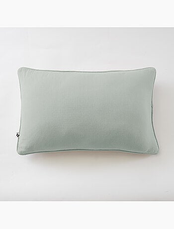 Coussin déhoussable – Gaze de coton unie GAÏA
