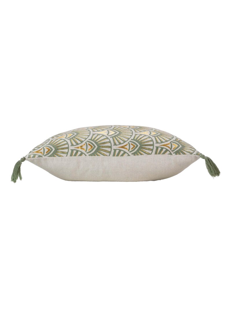 Coussin dehoussable Icarre Vert - Kiabi