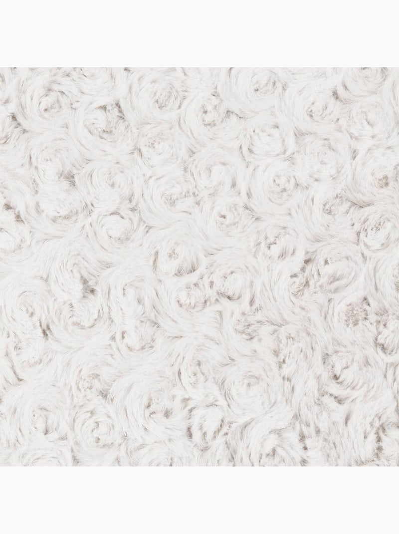 Coussin déhoussable imitation fourrure BOUCLETTE Ecru - Kiabi