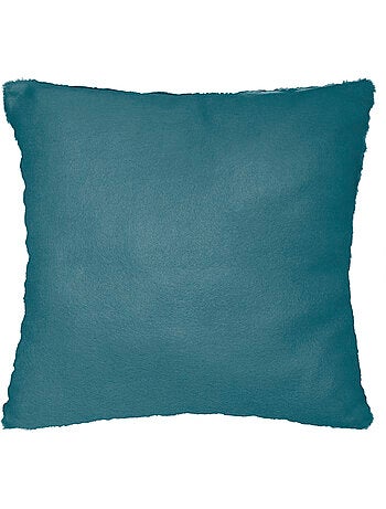 Coussin déhoussable imitation fourrure NILS