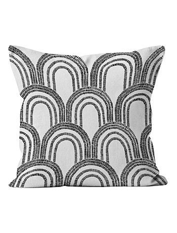 Coussin déhoussable imprimé 40x40 cm DUNE, par Soleil Ocre