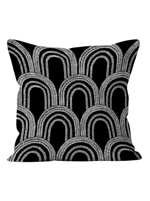 Coussin déhoussable imprimé 40x40 cm DUNE, par Soleil Ocre - Kiabi