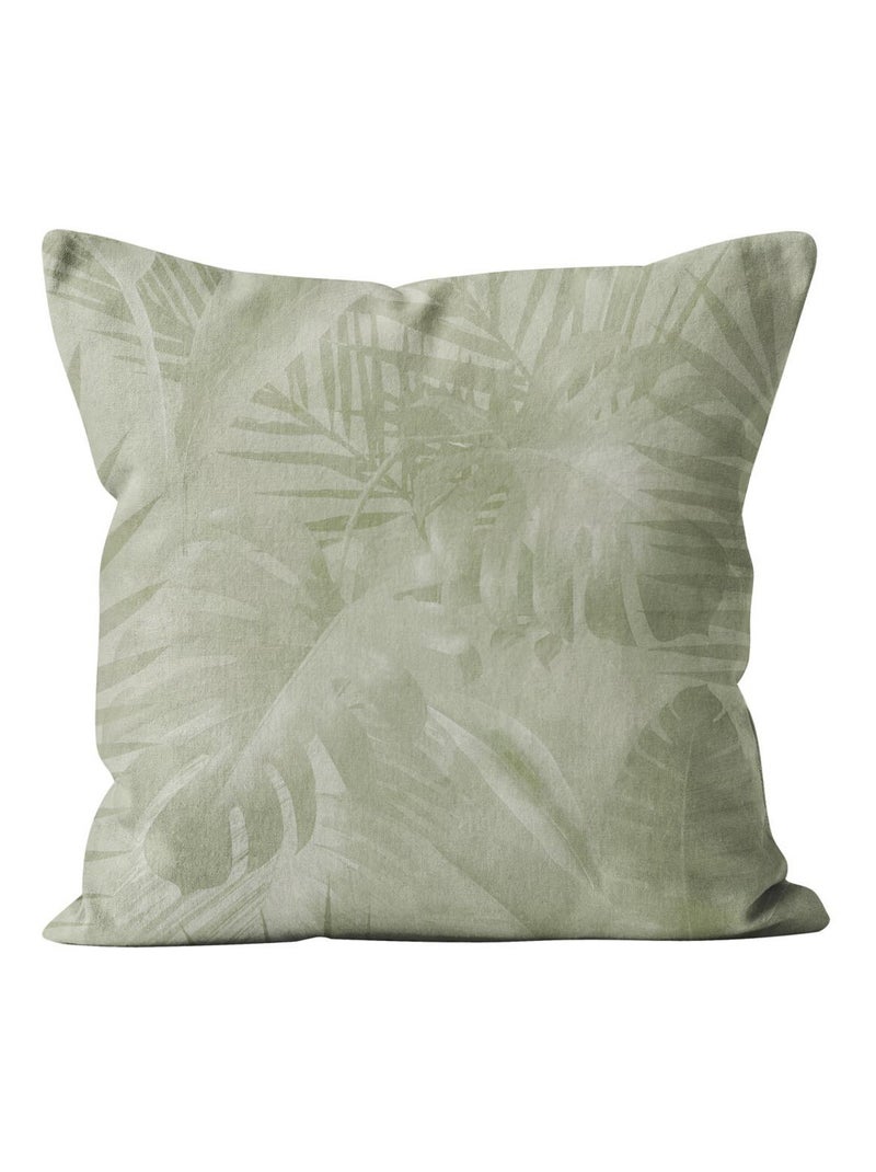 Coussin déhoussable imprimé 40x40 cm GOYA, par Soleil d'Ocre Vert - Kiabi