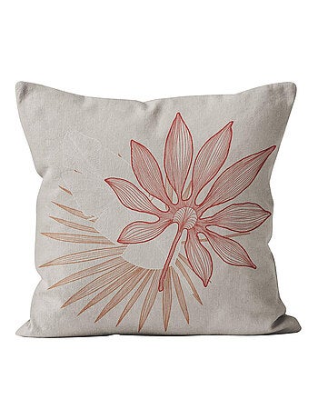 Coussin déhoussable imprimé 40x40 cm MAYOTTE, par Soleil d'Ocre
