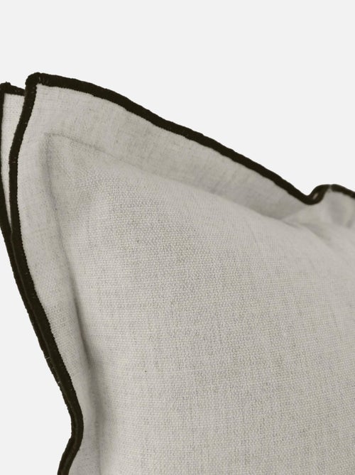 Coussin déhoussable imprimé cœur 40x40cm - Kiabi