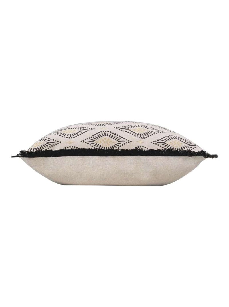 Coussin déhoussable imprimé métallisé FELL Multicolore - Kiabi