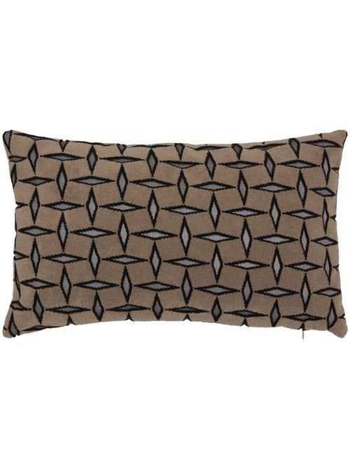Coussin déhoussable jacquard DIAMANT - Kiabi