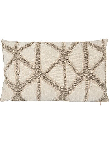 Coussin déhoussable jacquard DUNE