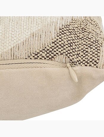 Coussin déhoussable jacquard DUNE