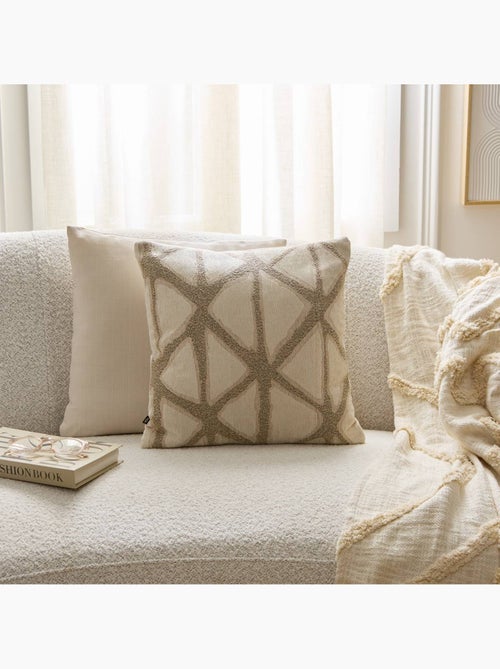 Coussin déhoussable jacquard DUNE - Kiabi