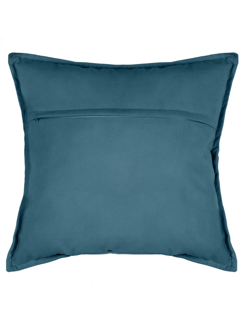 Coussin déhoussable LILOU Bleu canard - Kiabi