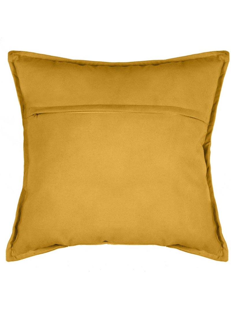 Coussin déhoussable LILOU Ocre - Kiabi