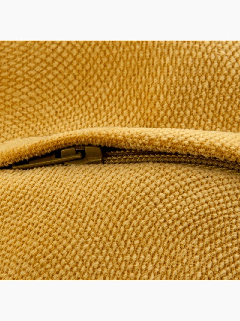 Coussin déhoussable LILOU Ocre - Kiabi