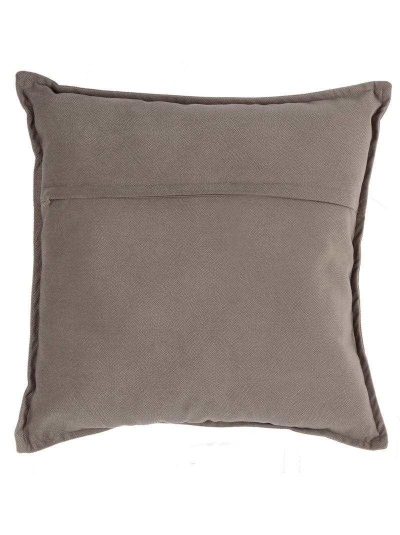Coussin déhoussable LILOU Taupe - Kiabi