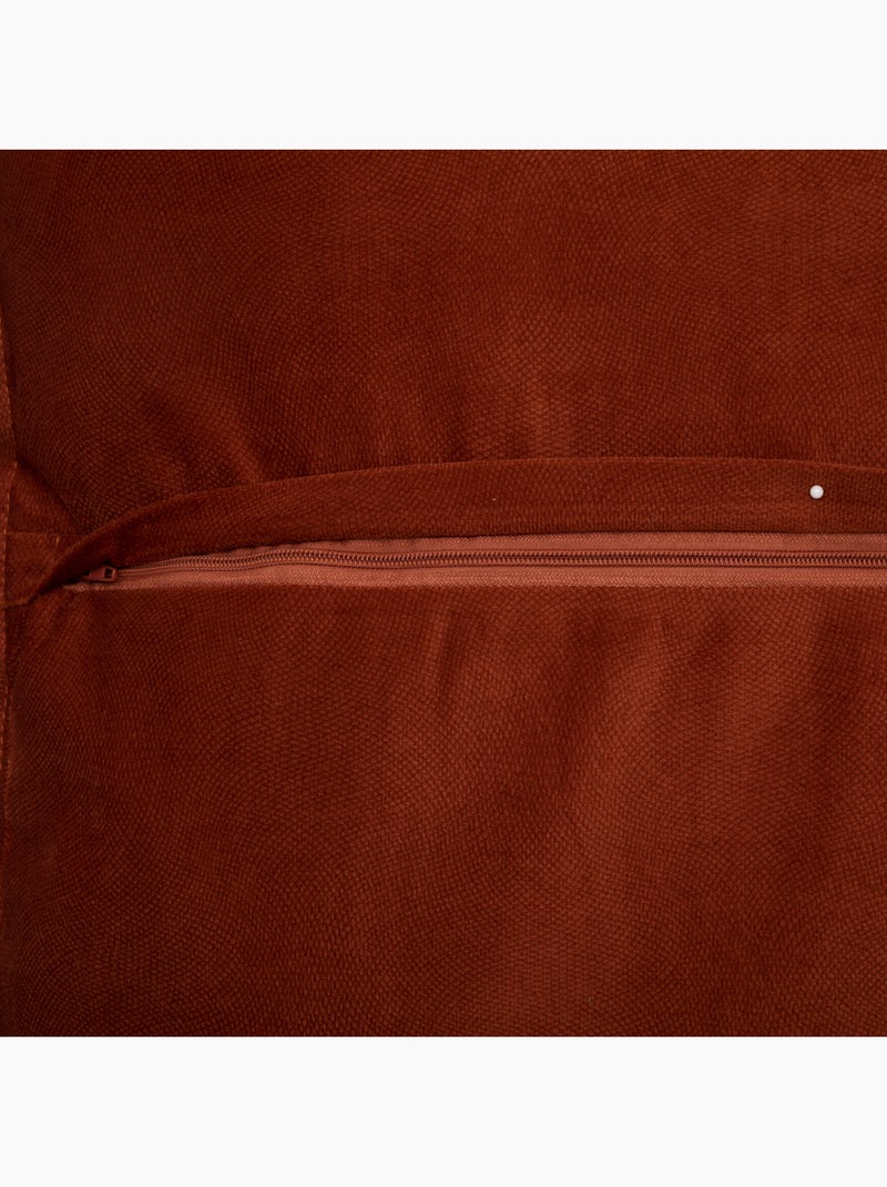 Coussin déhoussable LILOU Terracotta - Kiabi