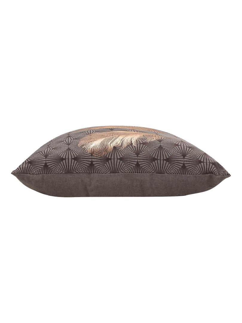 Coussin tournant Anke RAYMON Shaded Mint brodé soie velours