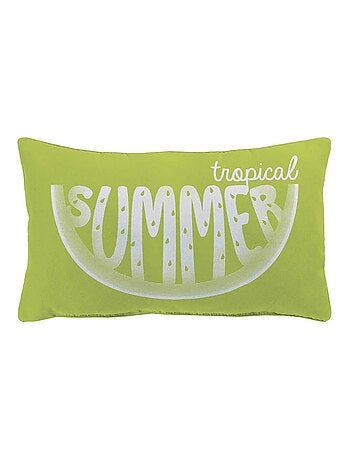 Coussin déhoussable Pacifique summer anis