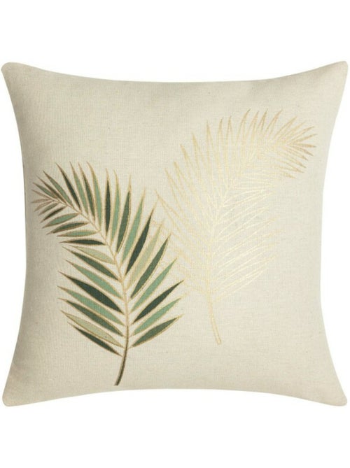 Coussin déhoussable polycoton imprimé métallisé isadora - Kiabi Coussin déhoussable polycoton imprimé métallisé isadora - Kiabi
