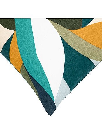 Coussin déhoussable – polycoton – imprimé Swan