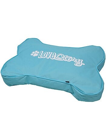 Coussin déhoussable pour chien en forme d'os