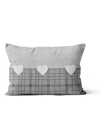 Coussin déhoussable pur coton LOVE, par Soleil d'Ocre