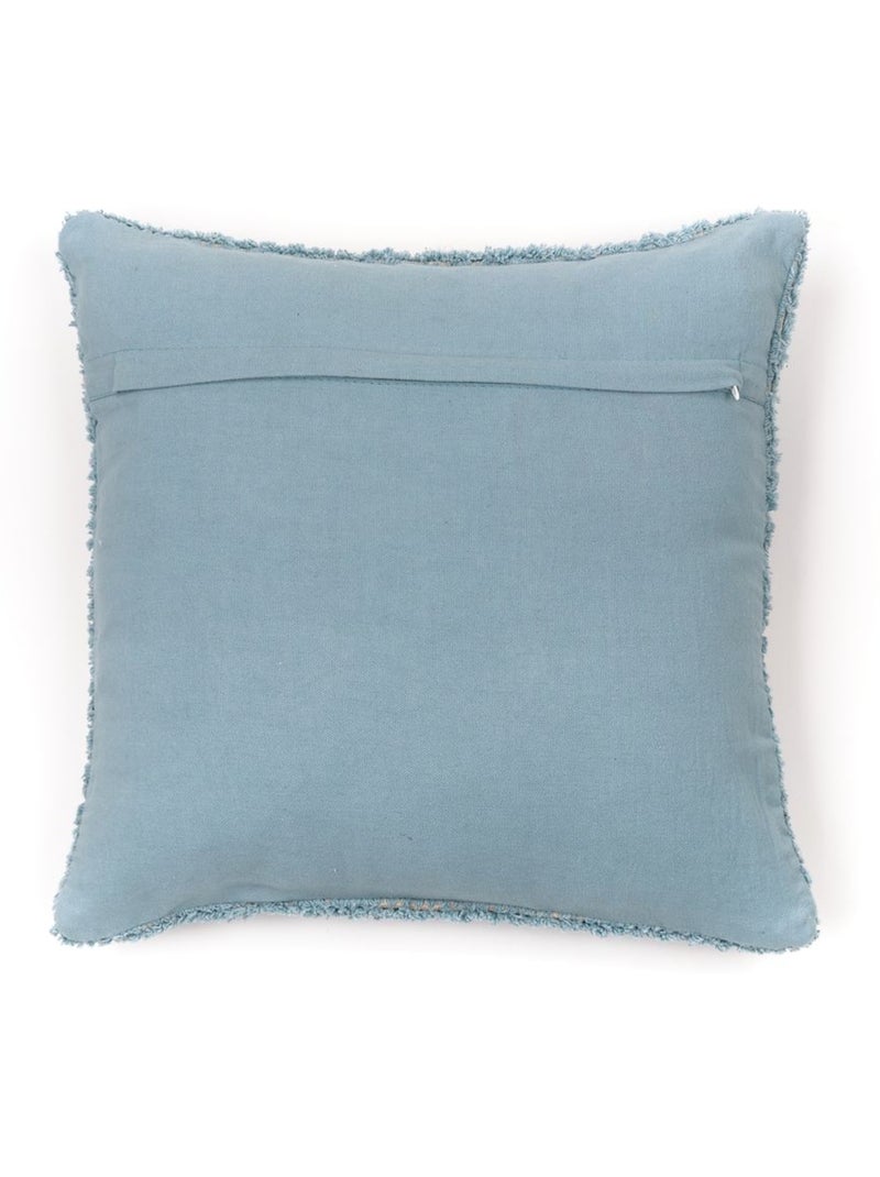Coussin déhoussable tufté imprimé animalier coton FUNNY Gris - Kiabi