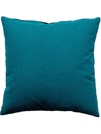 Coussin uni effet Bachette déhoussable - 40 x 40 cm